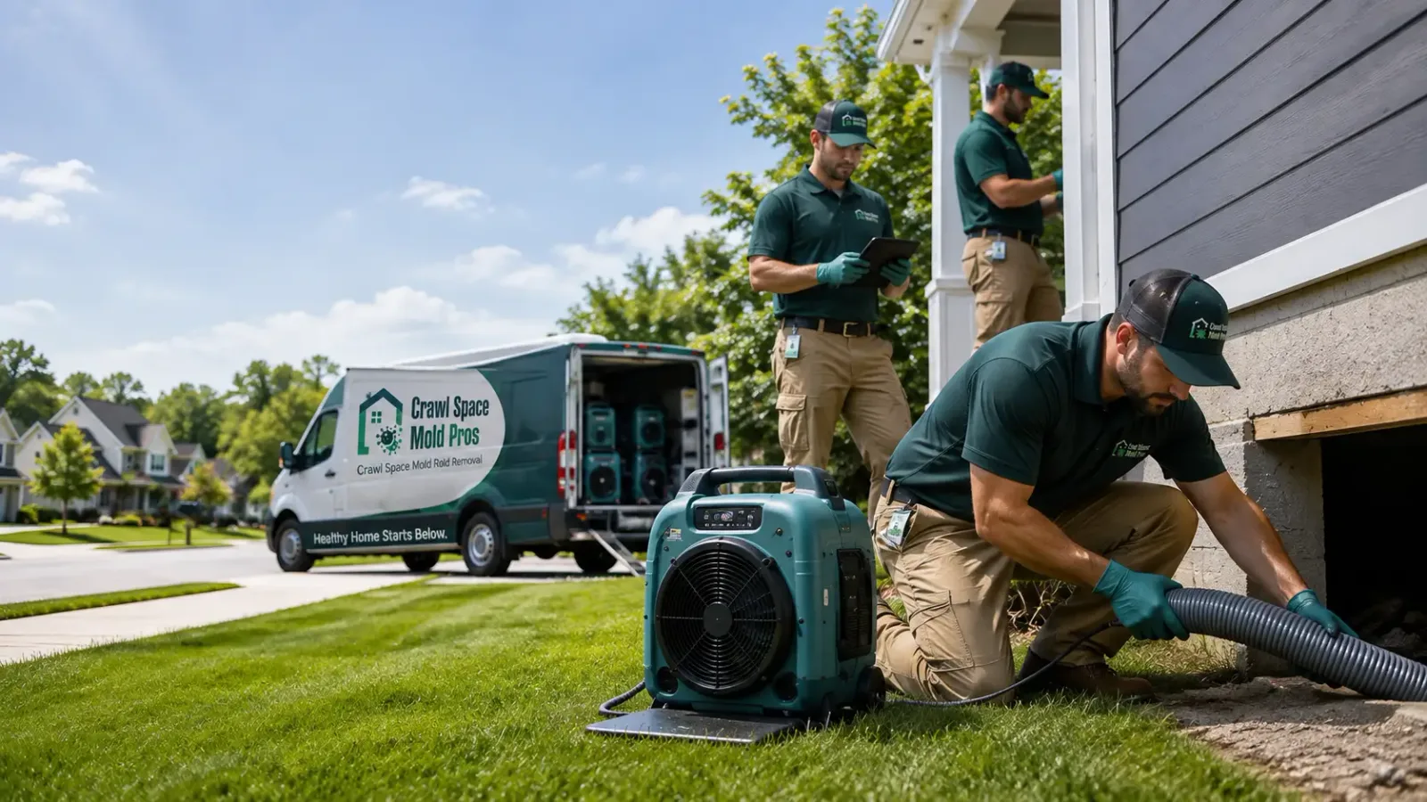 Crawl Space Mold Removal in Saint Louis, MI